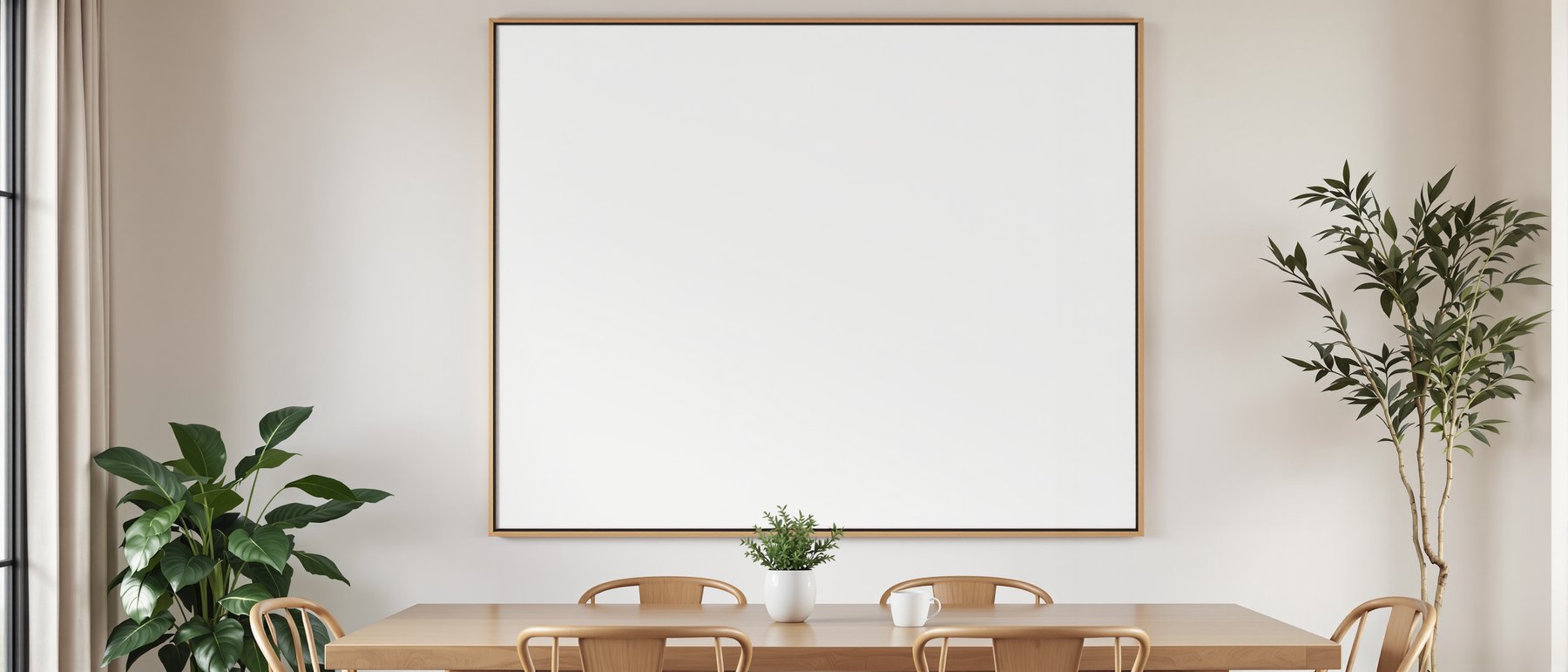 Canvas Frame Mockup — Blank Template #257 — Blank Frame Mockup JPG | Commercial Licence | bulkmockup Download | MockupBulk