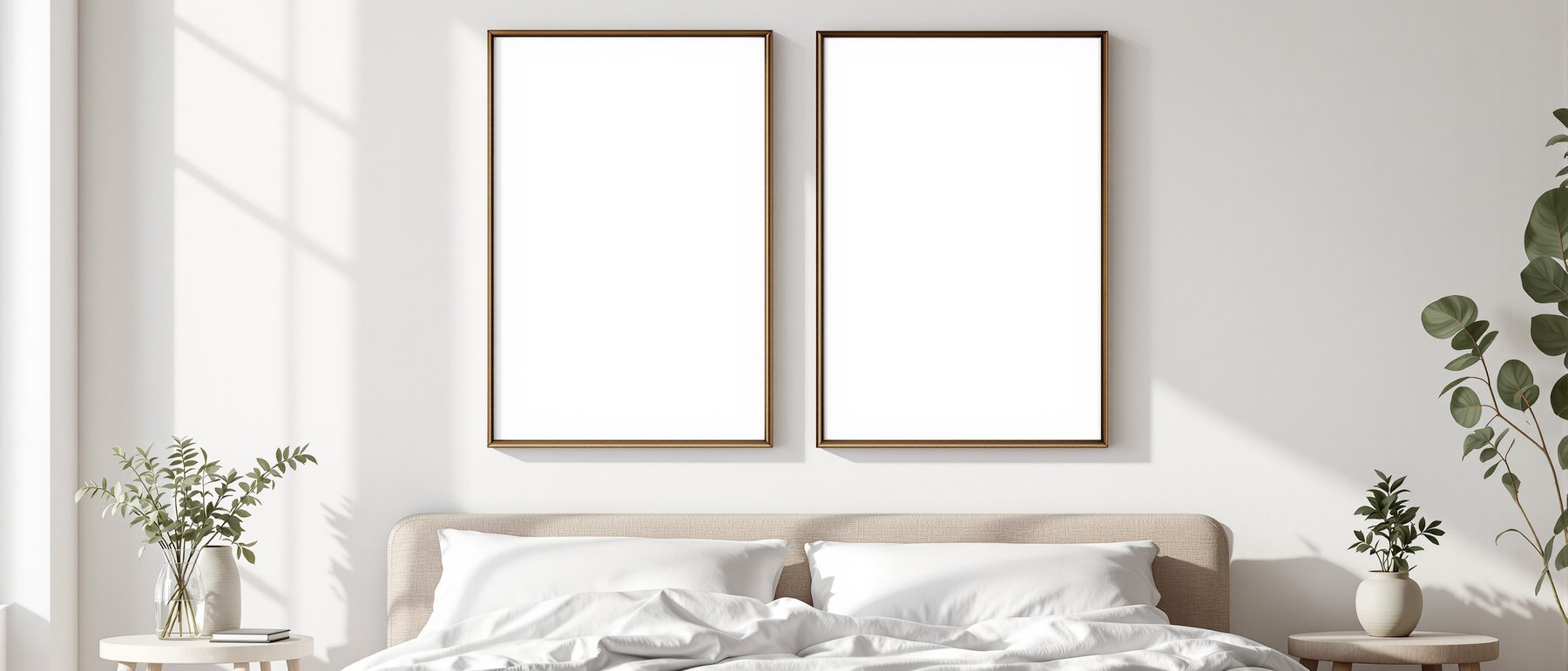 Canvas Frame Mockup — Blank Template #259 — bulkmockup Frame Template | Instant Download JPG | Commercial Use | MockupBulk