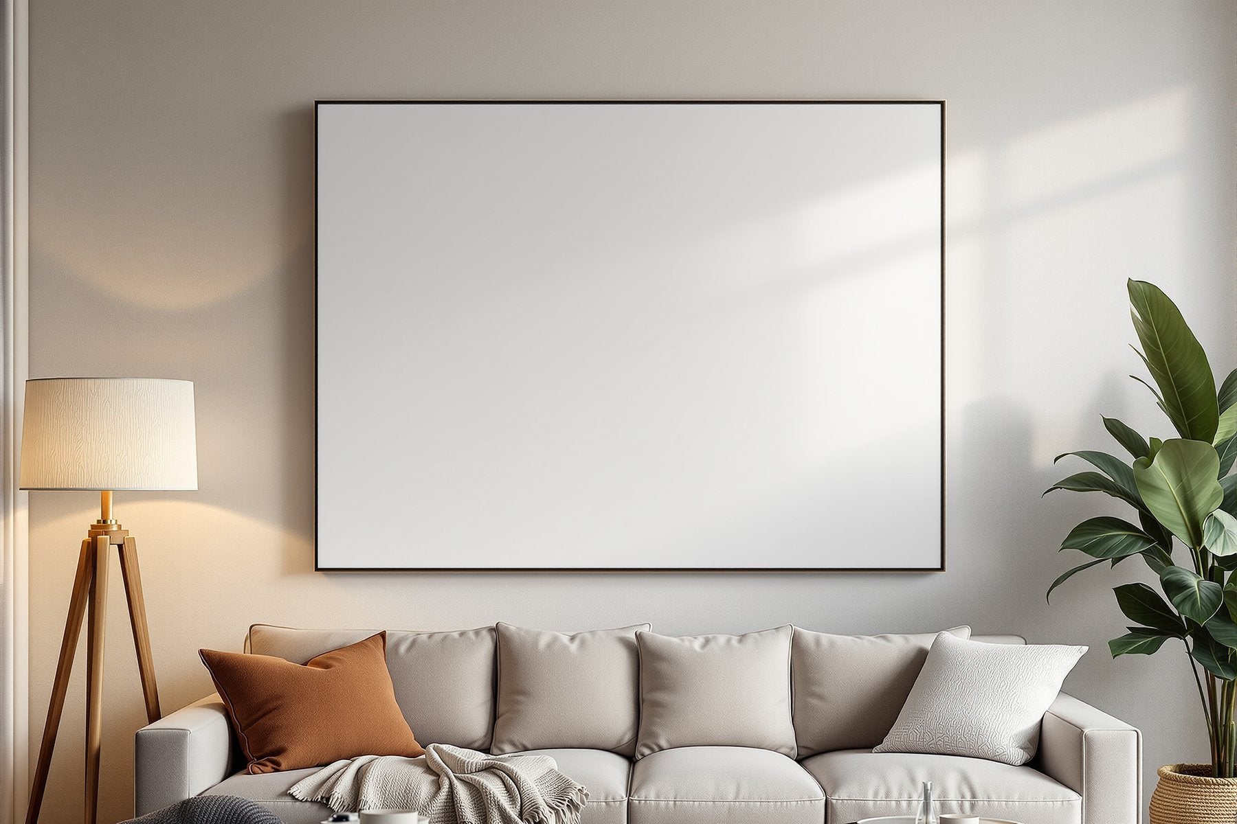Canvas Frame Mockup | Blank Template #262 — Instant bulkmockup Download | Blank Frame JPG Template | Commercial Use | MockupBulk