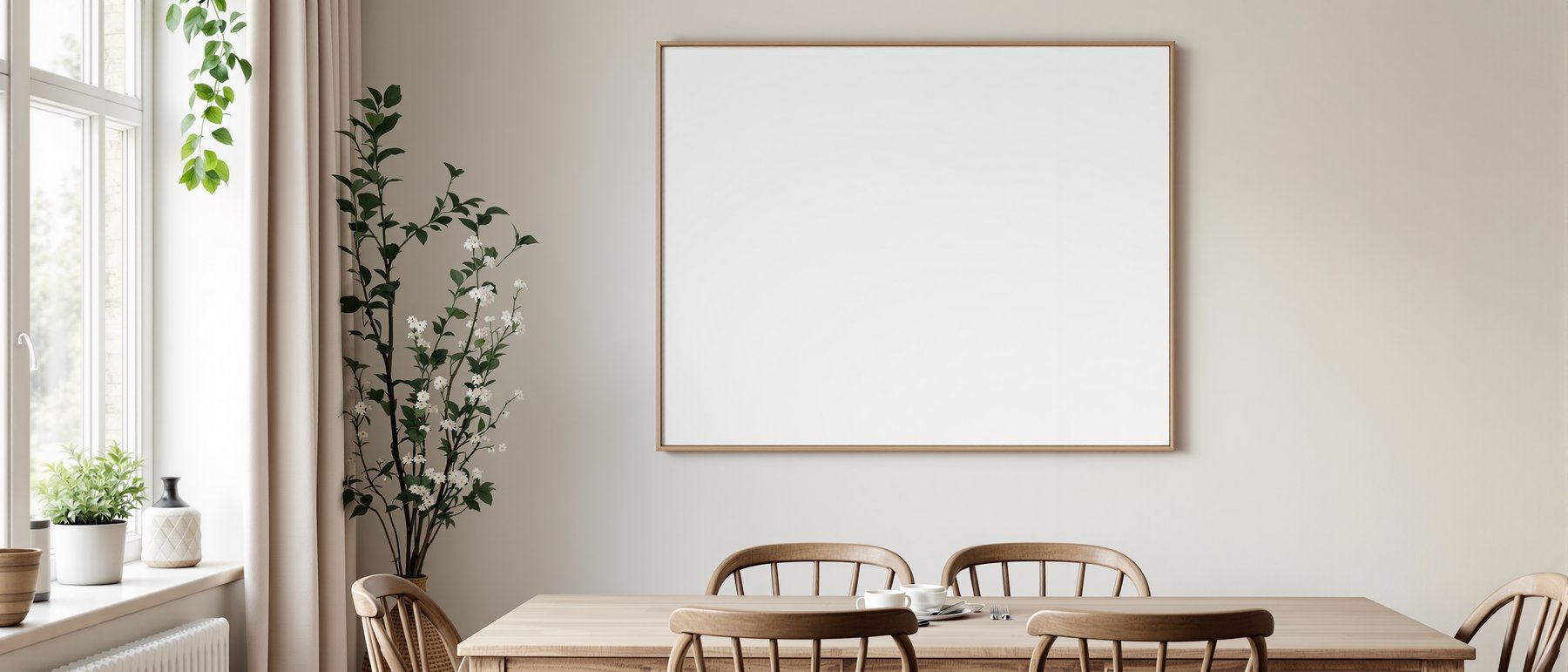 Canvas Frame Mockup | Blank Template #265 | Blank Frame Template for Etsy | bulkmockup JPG Download | Commercial Use | MockupBulk
