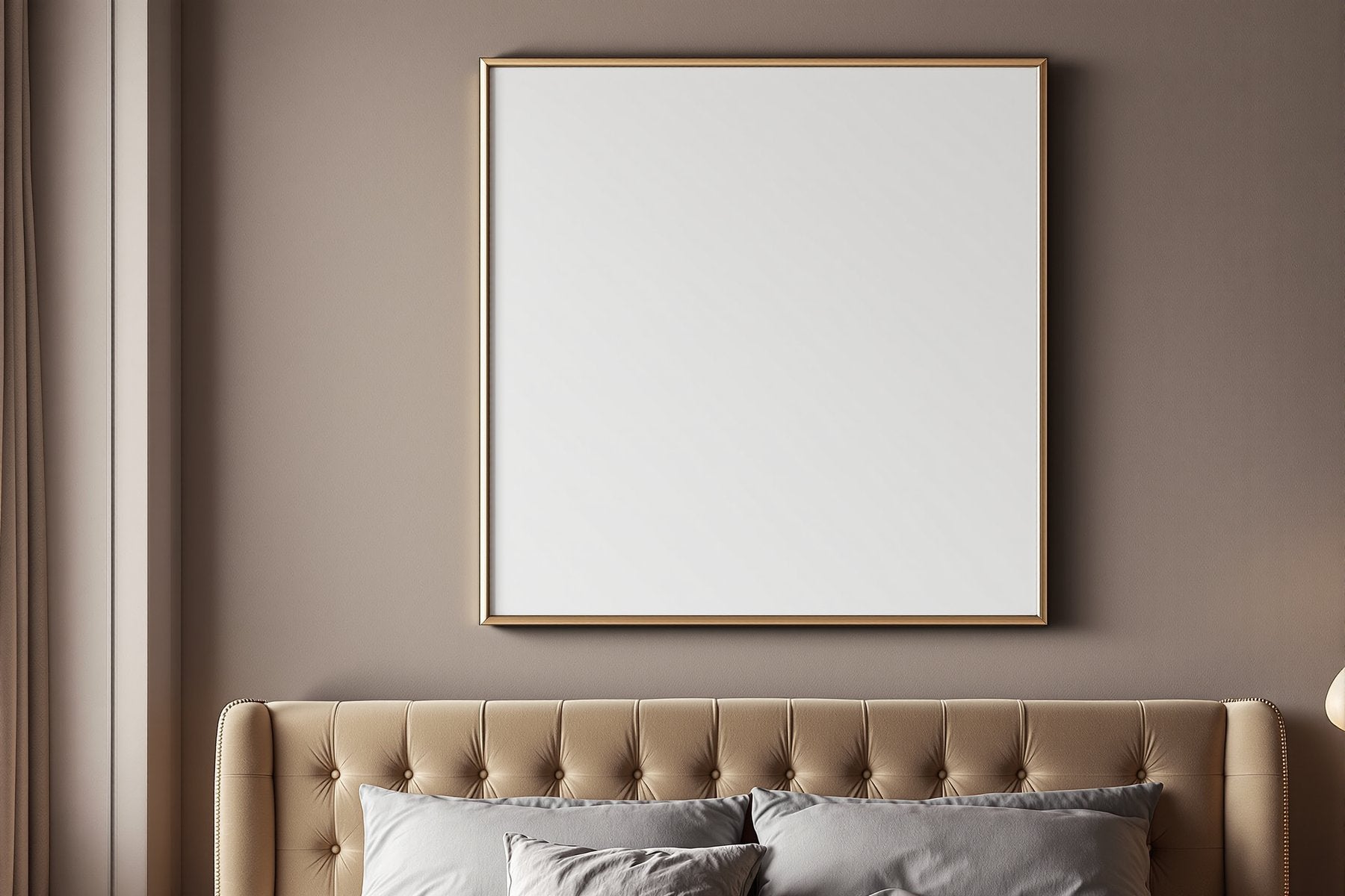 Canvas Frame Mockup | Blank Template #266 | Digital Frame Mockup | bulkmockup JPG Download | For POD Etsy Shopify | MockupBulk