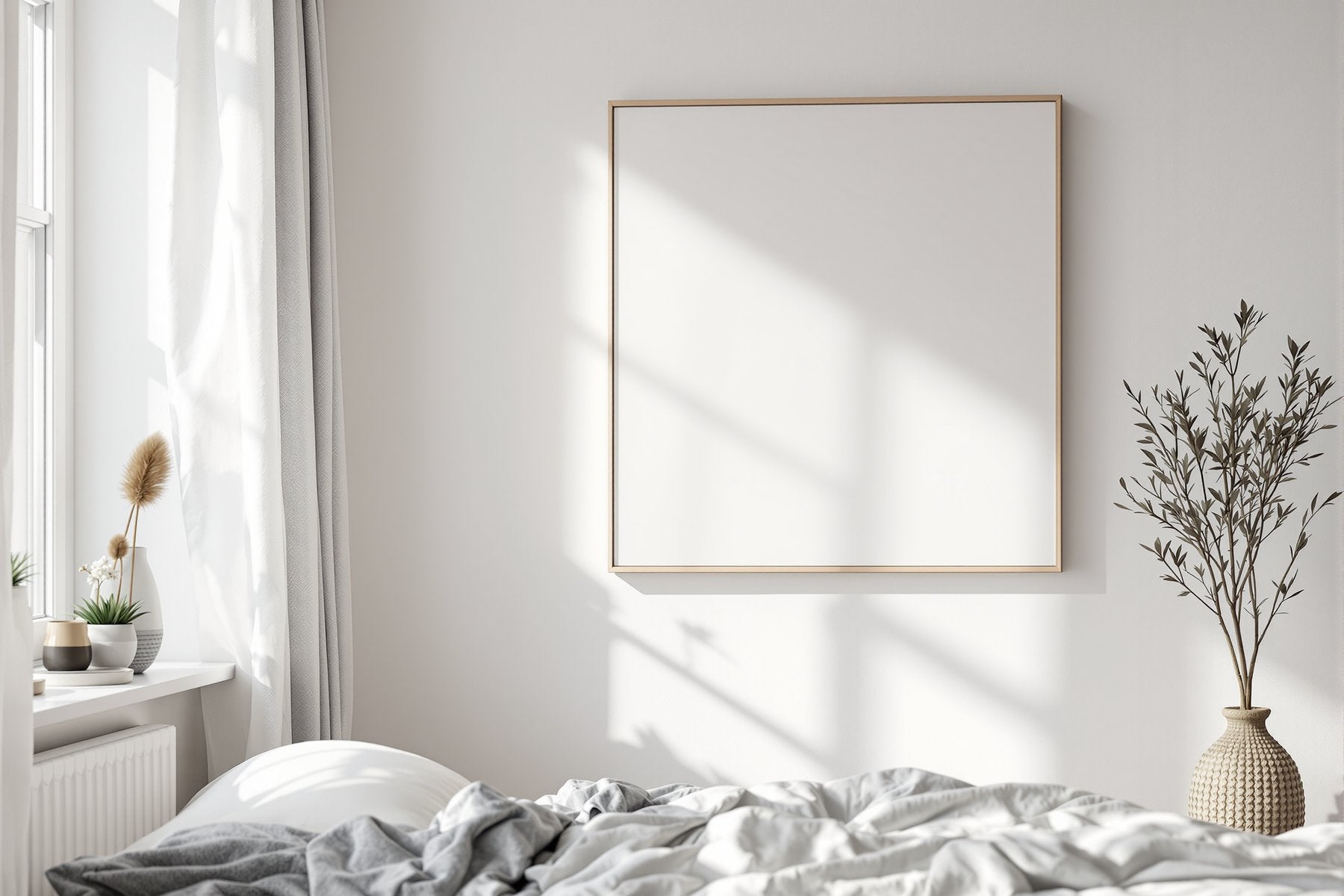 Canvas Frame Mockup | Blank Template #267 — bulkmockup Frame Template | Instant Download JPG | Commercial Use | MockupBulk