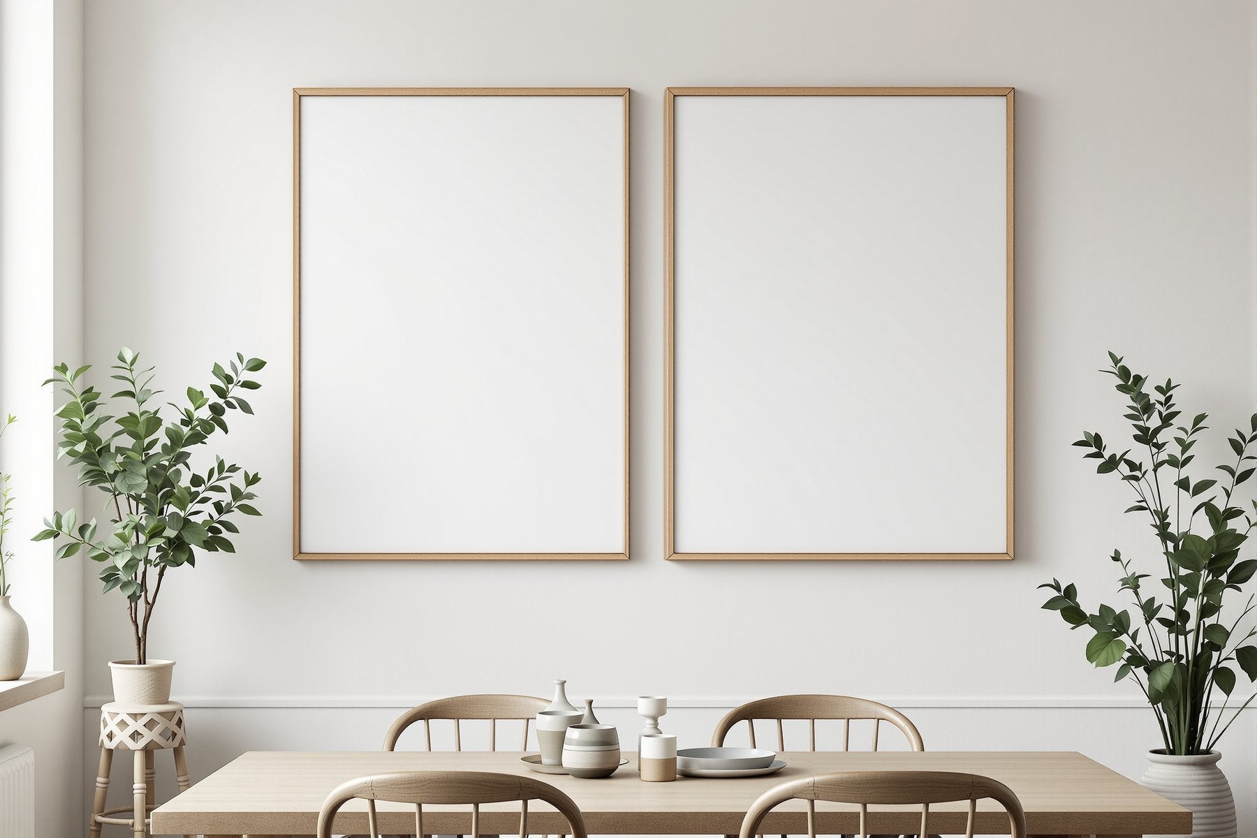 Canvas Frame Mockup — Blank Template #269 — High-Res Frame Template JPG | bulkmockup Mockup Store | Commercial Use | MockupBulk