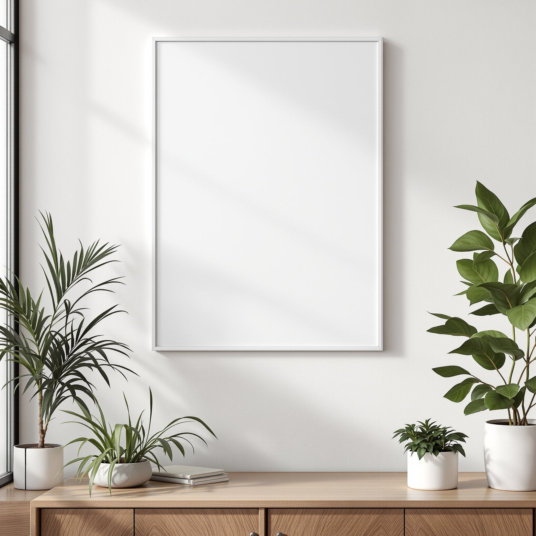 Canvas Frame Mockup — Blank Template #274 — Empty Frame Template | bulkmockup High-Res JPG | Commercial Use Included | MockupBulk
