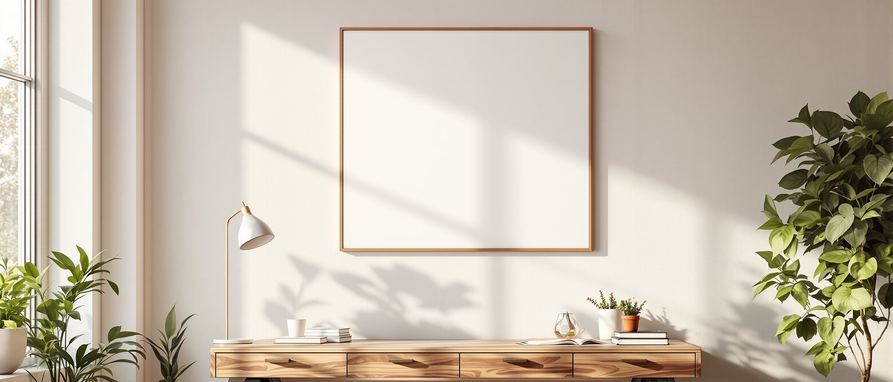 Canvas Frame Mockup | Blank Template #276 — bulkmockup Digital Download | Blank Frame JPG | Commercial Licence Included | MockupBulk