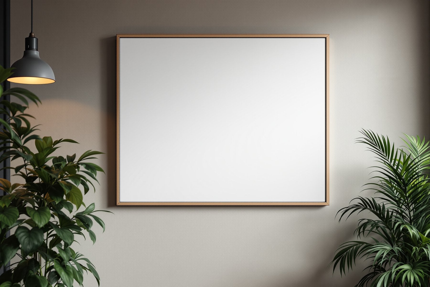 Canvas Frame Mockup — Blank Template #277 — Blank Frame Template | High-Res JPG Instant Download | Commercial Use | bulkmockup | MockupBulk