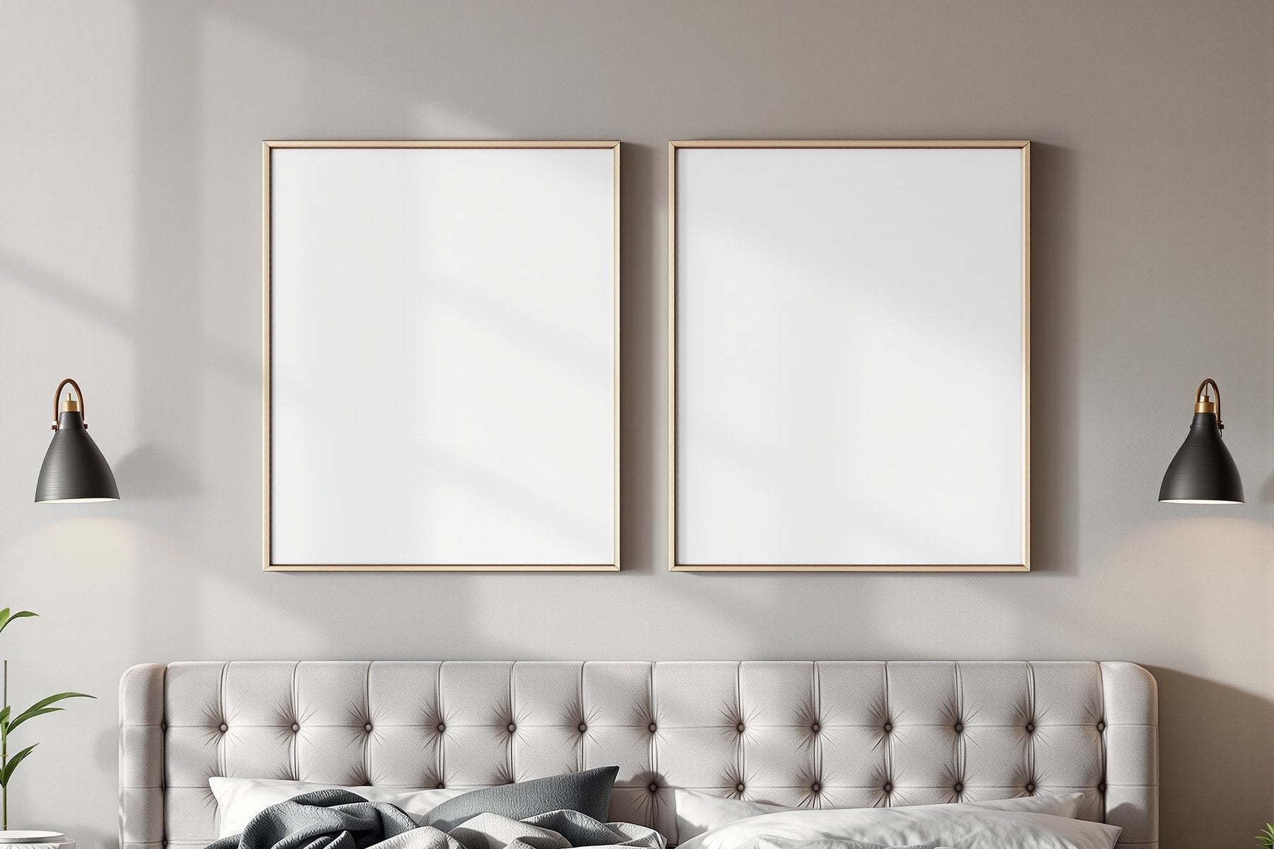 Canvas Frame Mockup | Blank Template #281 | bulkmockup Blank Frame Template | High-Res JPG | Commercial Licence | MockupBulk