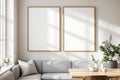 Canvas Frame Mockup, Blank Template #282 | Blank Frame Template | High-Res JPG Instant Download | Commercial Use | bulkmockup | MockupBulk
