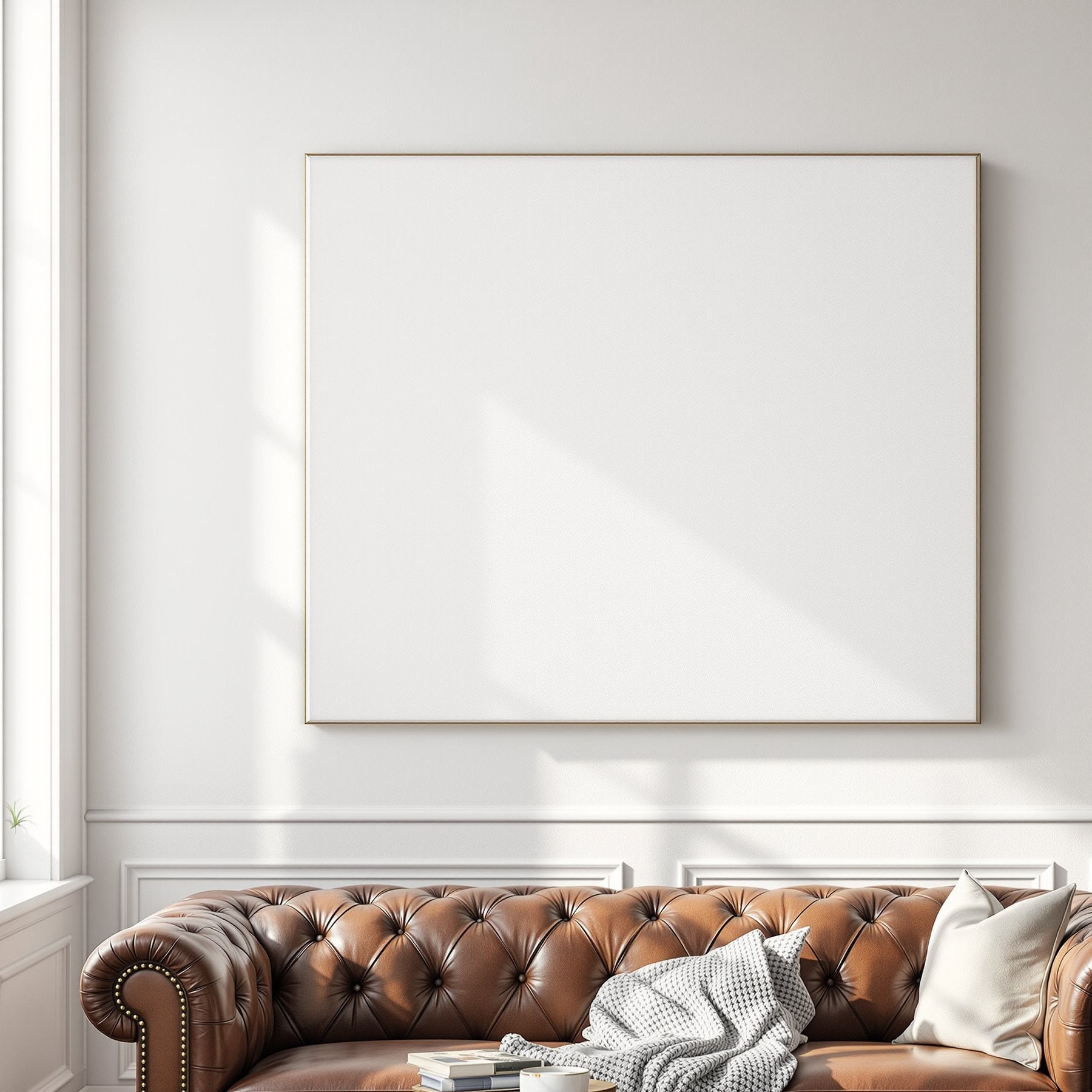 Canvas Frame Mockup, Blank Template #286 | Blank Frame Template for Etsy | bulkmockup JPG Download | Commercial Use | MockupBulk