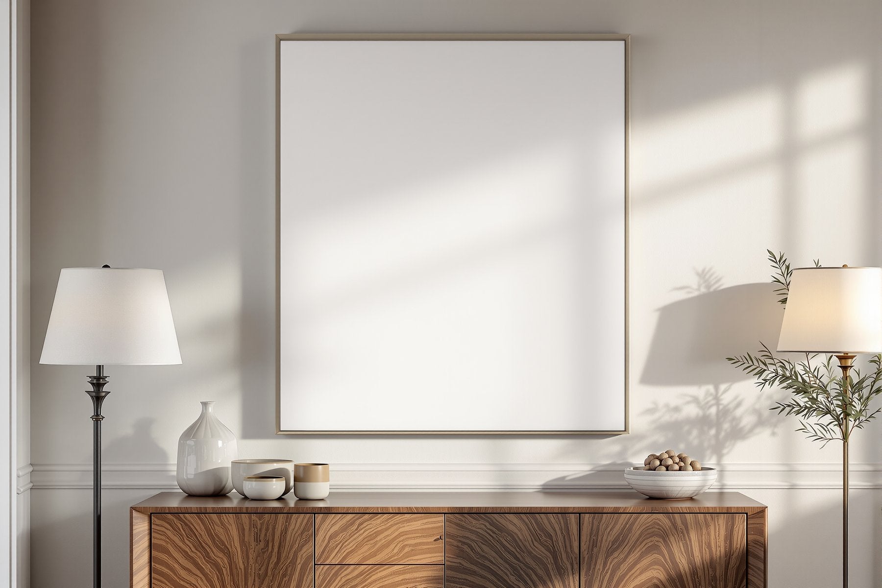 Canvas Frame Mockup | Blank Template #288 — Frame Mockup JPG Download | bulkmockup Template | Commercial Licence | MockupBulk