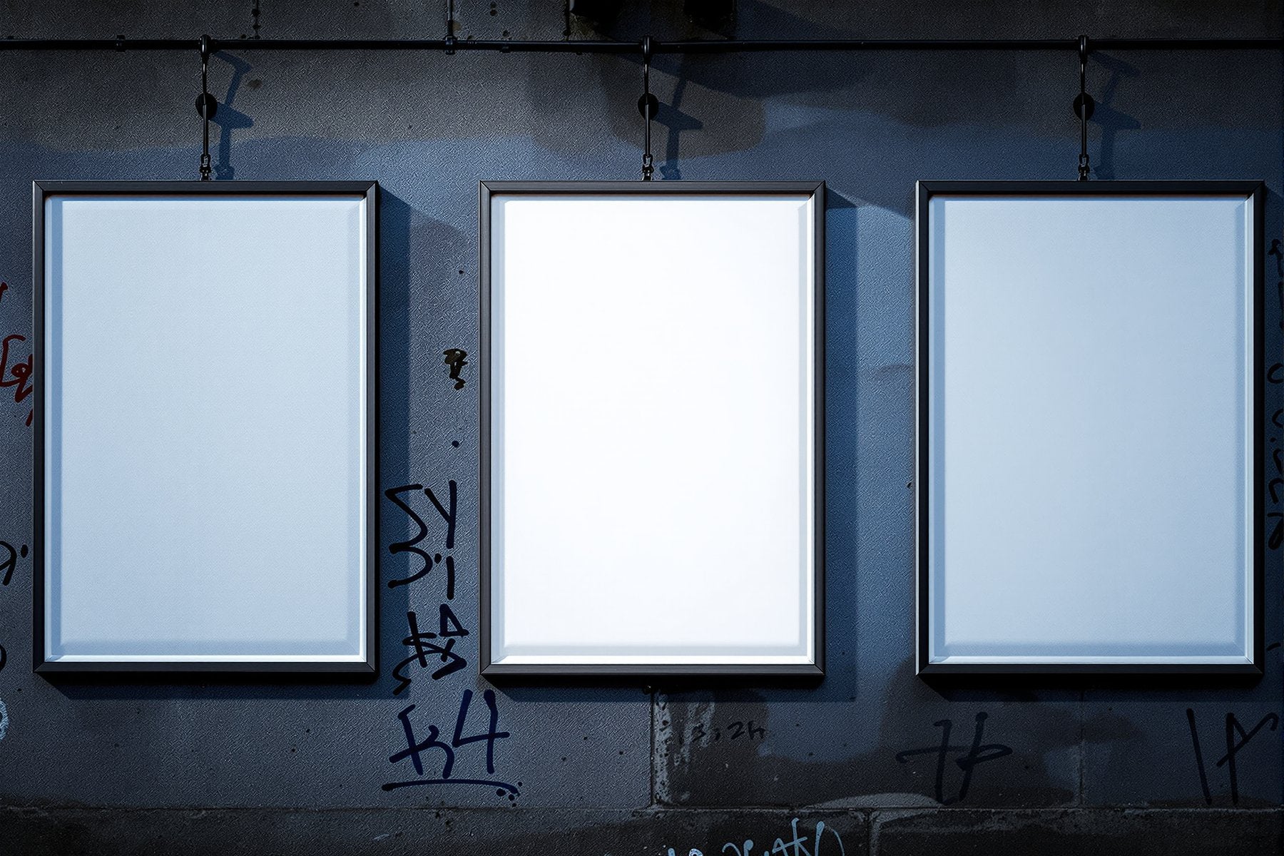 Grunge Frame Mockup | Blank Template #006 — Print-on-Demand Frame Mockup | bulkmockup JPG | Commercial Licence | MockupBulk