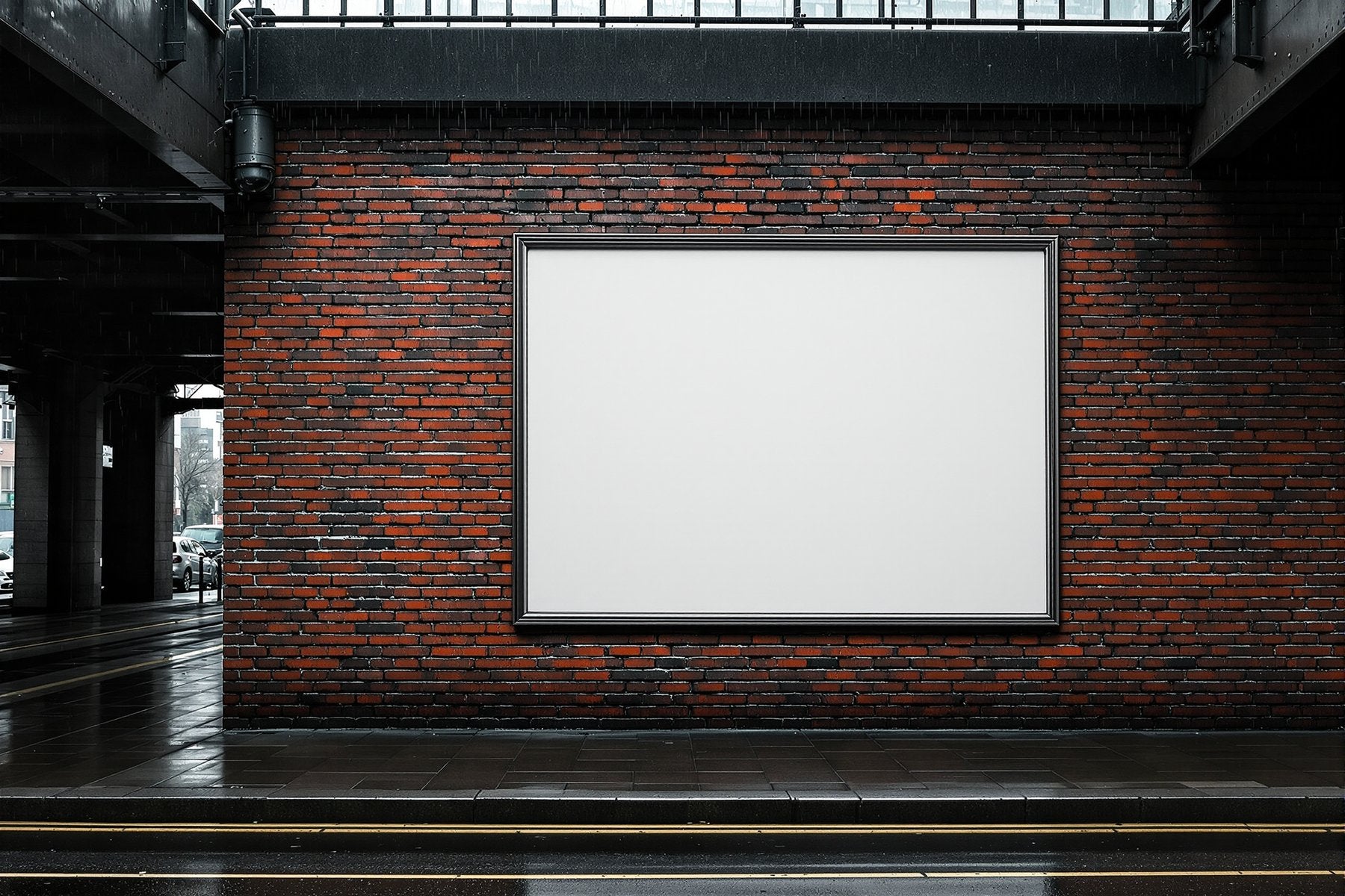 Grunge Frame Mockup, Blank Template #009 | Empty Frame Mockup Template | JPG Digital Download | Commercial Licence | bulkmockup Shop
