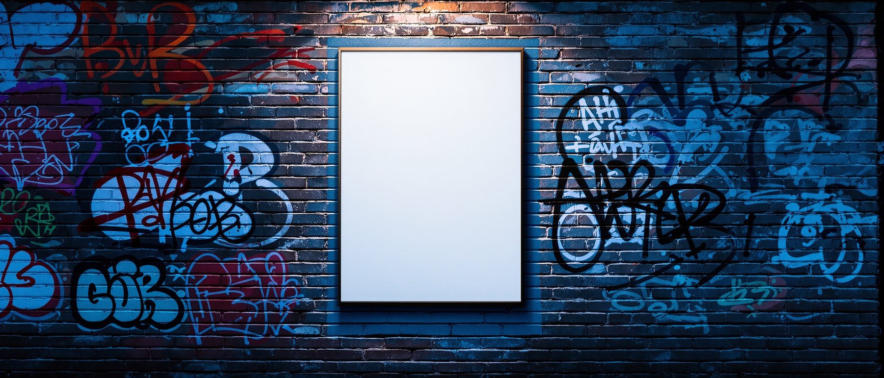 Grunge Frame Mockup | Blank Template #013 | bulkmockup Blank Frame Template | High-Res JPG | Commercial Licence | MockupBulk