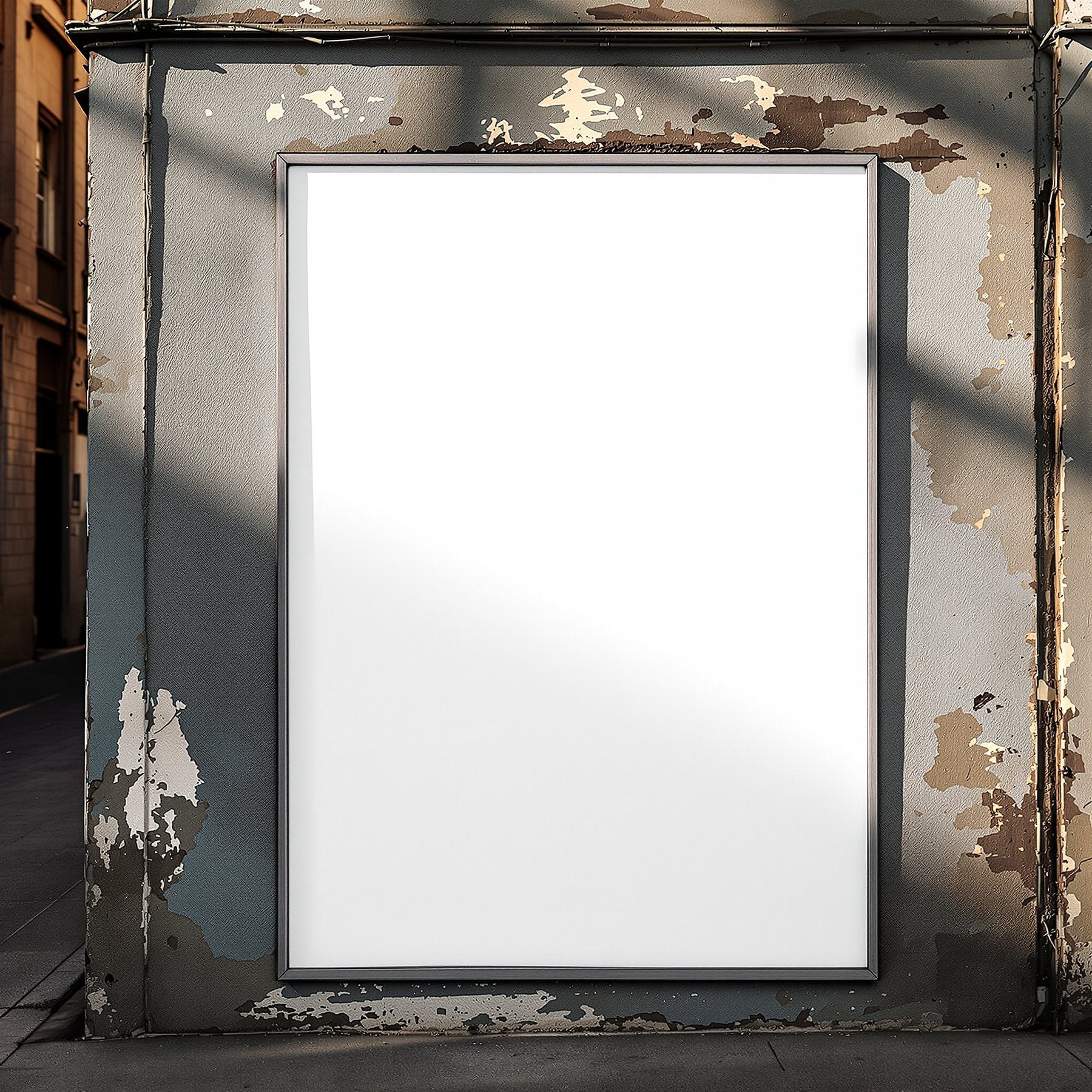 Grunge Frame Mockup, Blank Template #018 | Print-on-Demand Frame Mockup | bulkmockup JPG | Commercial Licence | MockupBulk