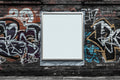 Grunge Frame Mockup | Blank Template #028 — Empty Frame Mockup Template | JPG Digital Download | Commercial Licence | bulkmockup Shop