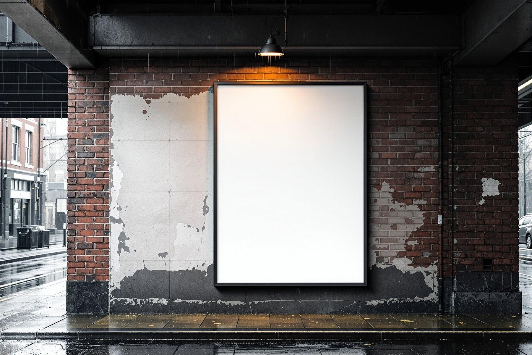 Grunge Frame Mockup, Blank Template #058 | bulkmockup Frame Template | Instant Download JPG | Commercial Use | MockupBulk