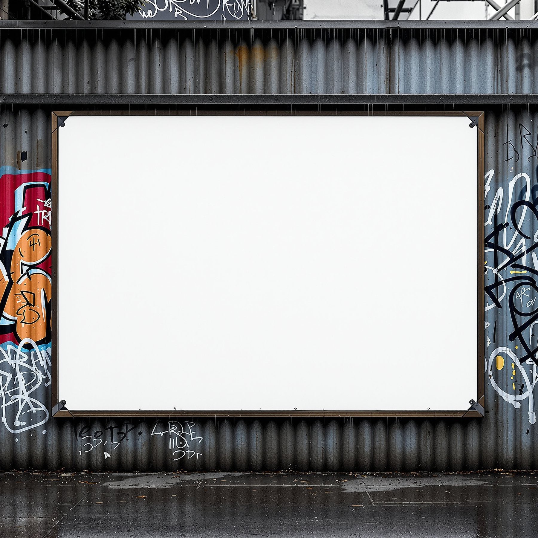 Blank Template #059 Grunge Frame Mockup | bulkmockup Digital Download | Blank Frame JPG | Commercial Licence Included | MockupBulk