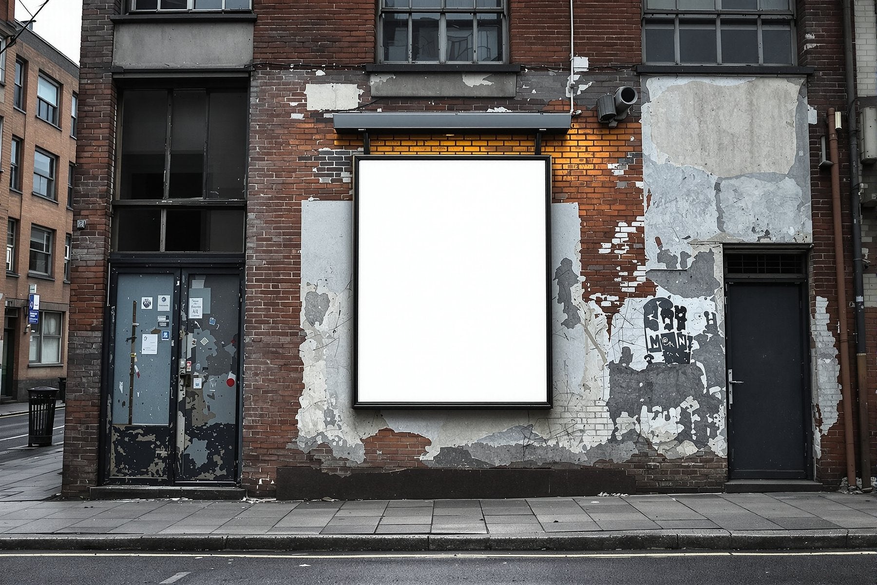 Blank Template #078 Grunge Frame Mockup | Empty Frame Template | bulkmockup High-Res JPG | Commercial Use Included | MockupBulk