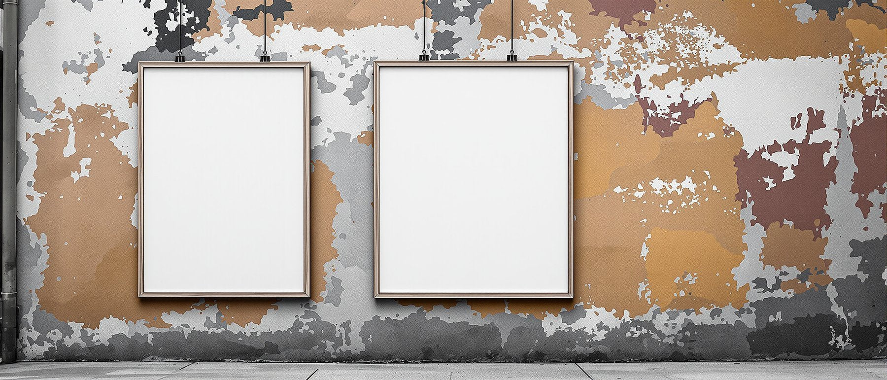 Blank Template #080 Grunge Frame Mockup | bulkmockup Blank Frame Template | High-Res JPG | Commercial Licence | MockupBulk