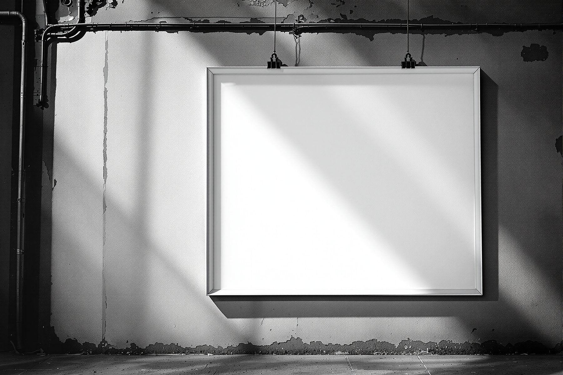 Grunge Frame Mockup | Blank Template #084 | High-Resolution JPG | bulkmockup Template | For Etsy POD Print Sellers | MockupBulk