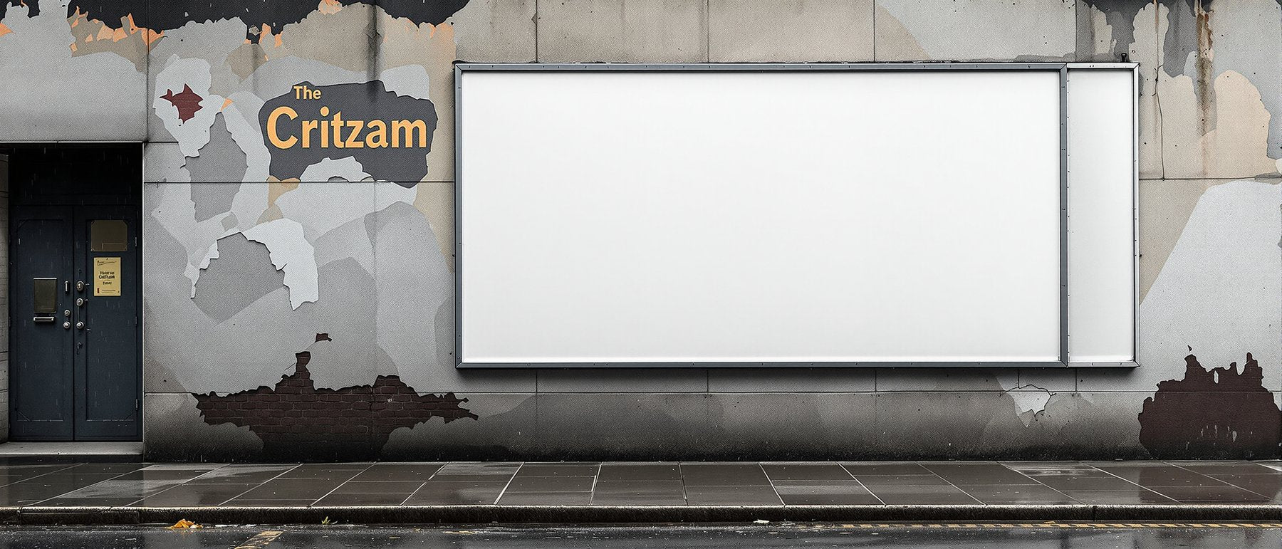Blank Template #093 Grunge Frame Mockup | High-Res Frame Template JPG | bulkmockup Mockup Store | Commercial Use | MockupBulk