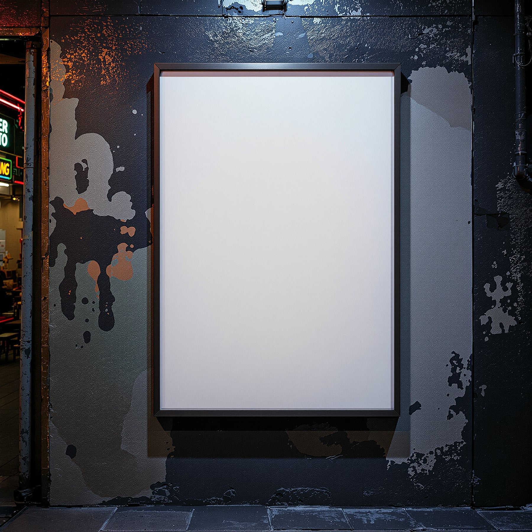 Grunge Frame Mockup — Blank Template #097 — Blank Frame Mockup JPG | Commercial Licence | bulkmockup Download | MockupBulk