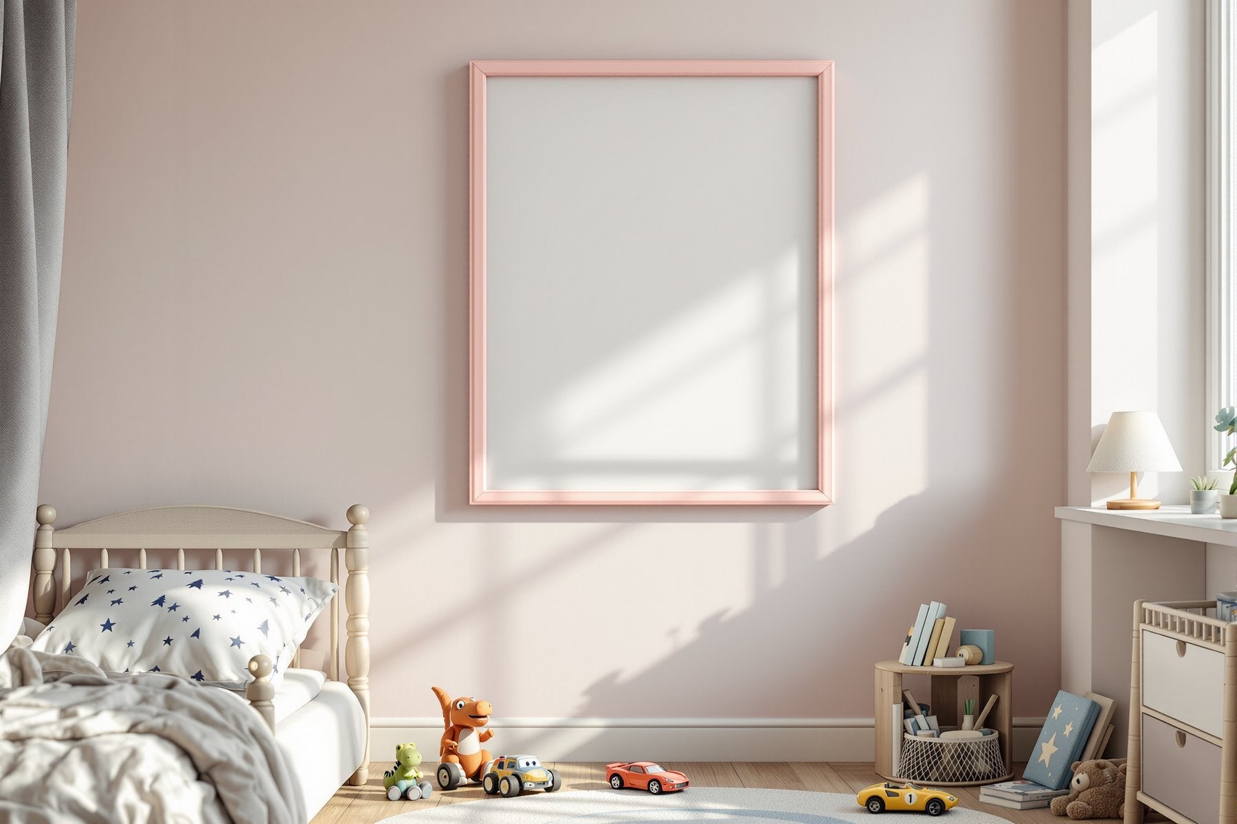 Kids Frame Mockup — Blank Template #003 — Frame Template JPG | Instant bulkmockup Download | Commercial Use | MockupBulk