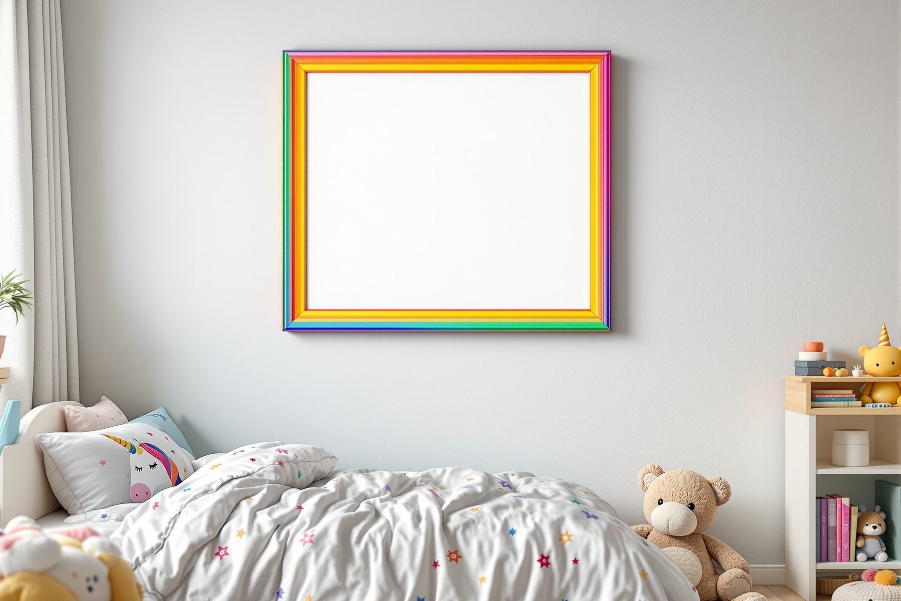 Blank Template #011 Kids Frame Mockup | Blank Frame Mockup JPG | Commercial Licence | bulkmockup Download | MockupBulk