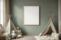 Kids Frame Mockup | Blank Template #017 — Print-on-Demand Frame Mockup | bulkmockup JPG | Commercial Licence | MockupBulk