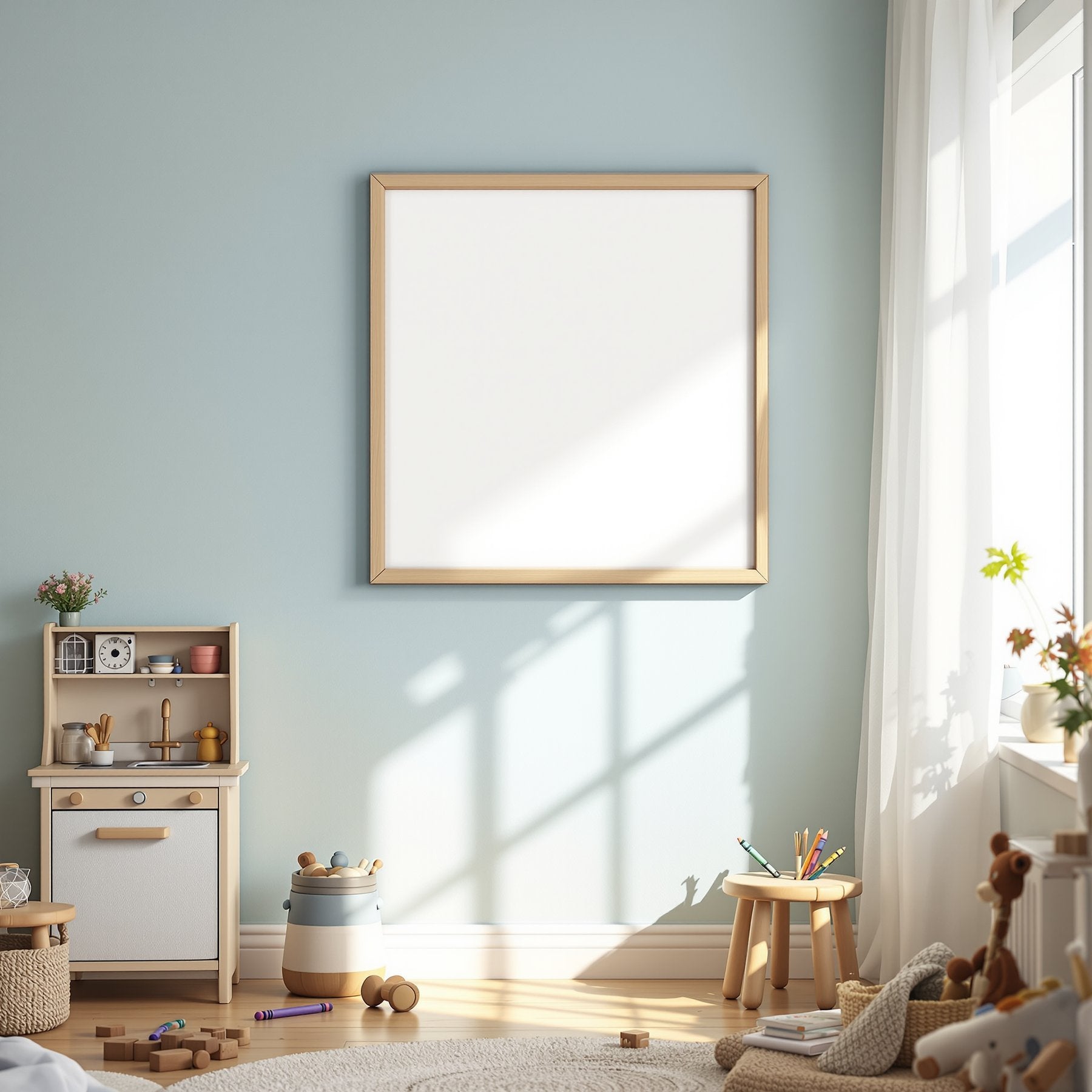 Kids Frame Mockup — Blank Template #018 — bulkmockup Digital Download | Blank Frame JPG | Commercial Licence Included | MockupBulk