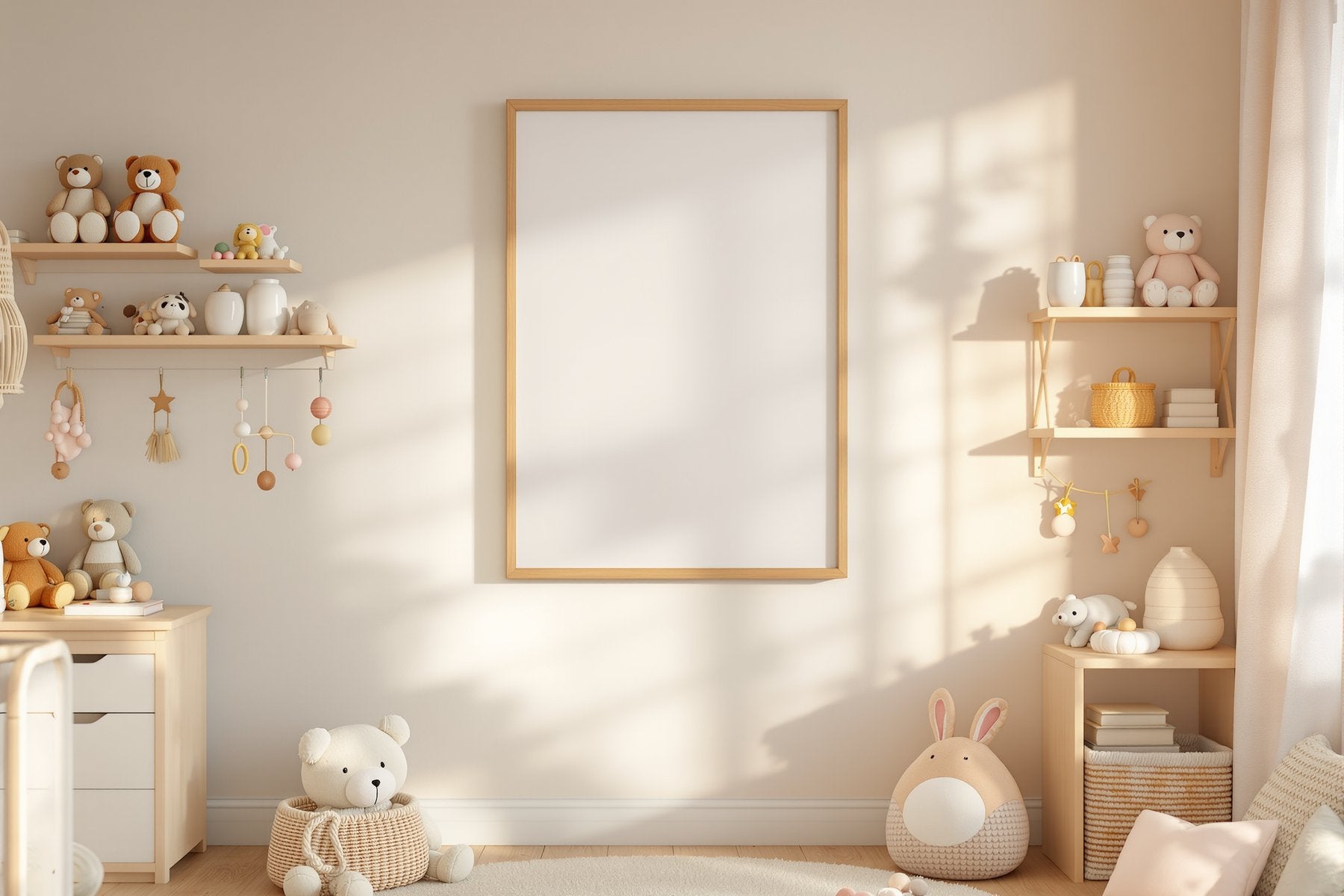 Kids Frame Mockup | Blank Template #020 | Digital Frame Mockup | bulkmockup JPG Download | For POD Etsy Shopify | MockupBulk