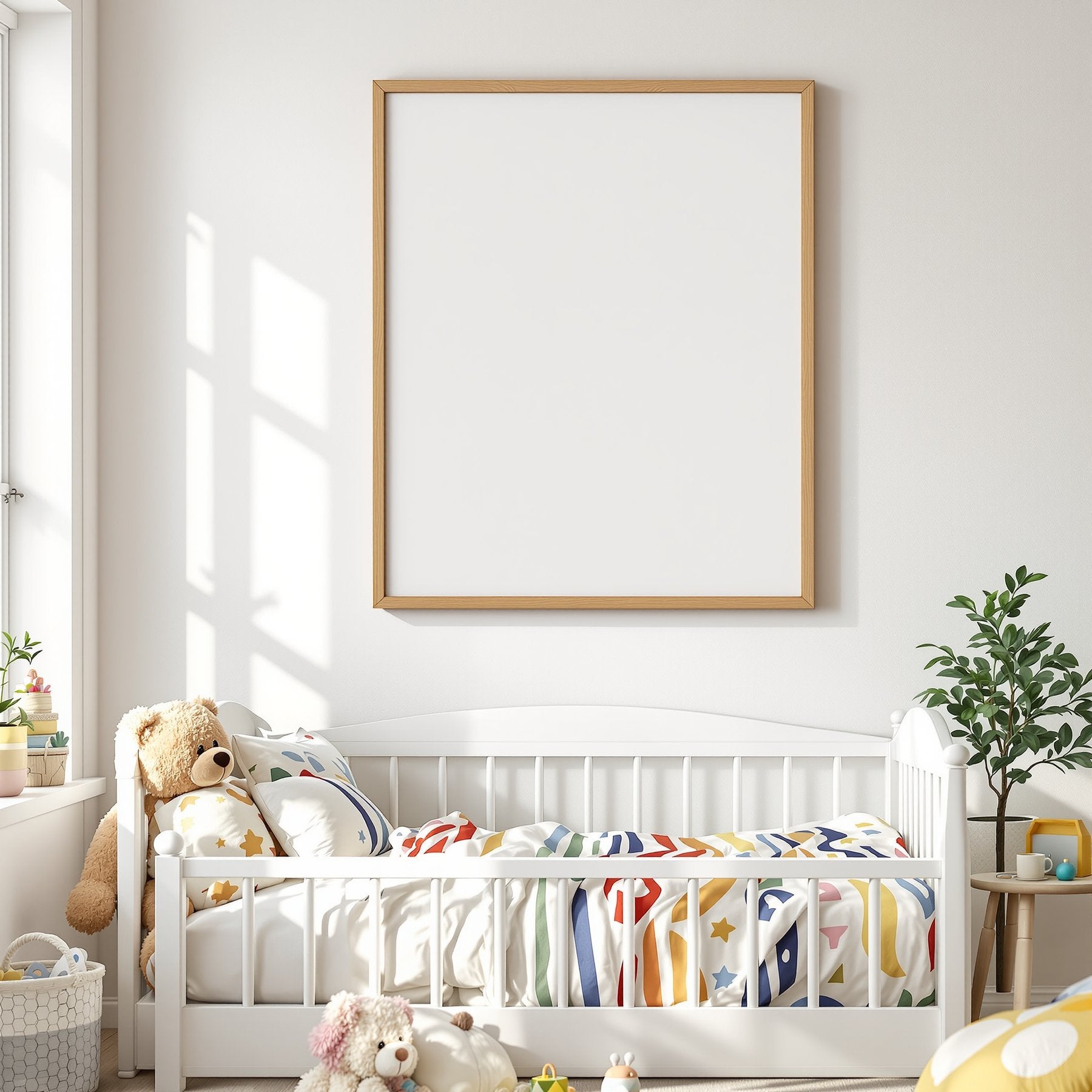 Kids Frame Mockup, Blank Template #024 | Frame Mockup JPG Download | bulkmockup Template | Commercial Licence | MockupBulk