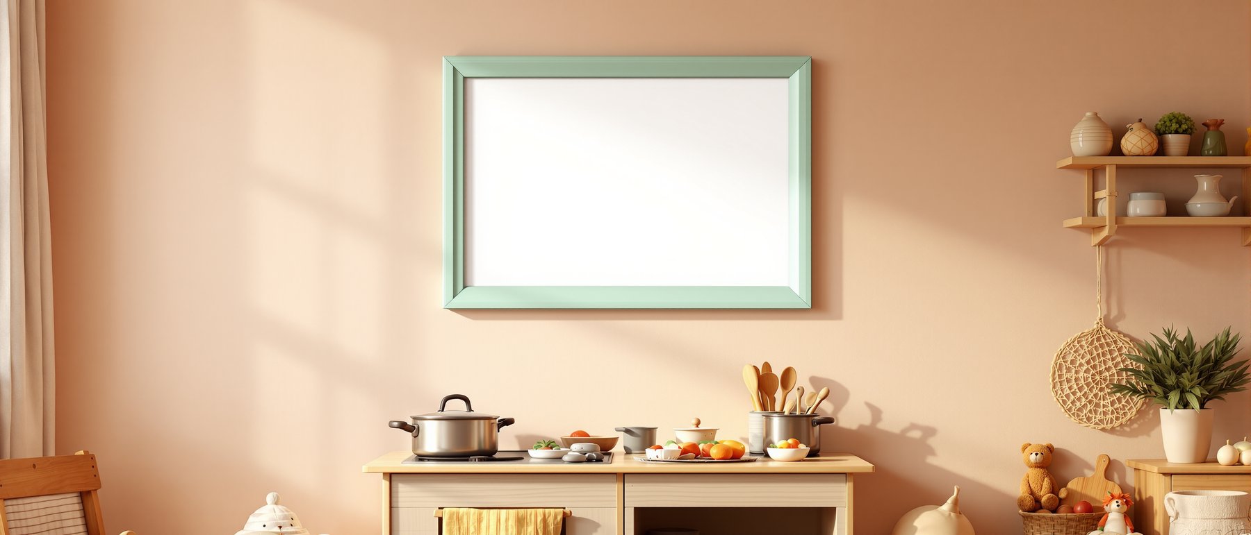 Kids Frame Mockup | Blank Template #025 | Digital Frame Mockup | bulkmockup JPG Download | For POD Etsy Shopify | MockupBulk
