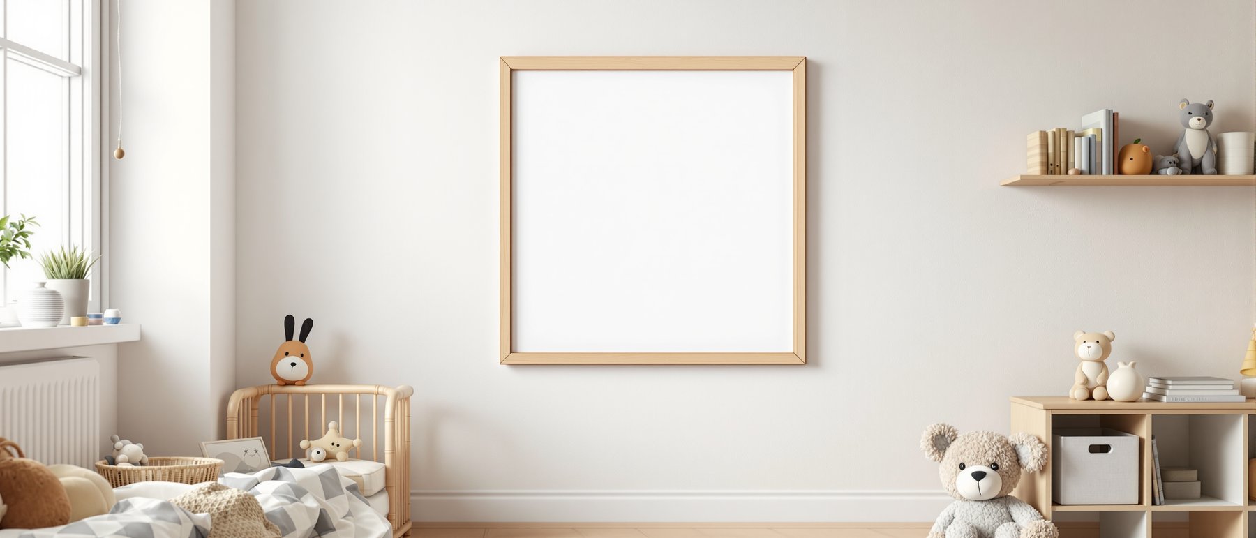 Blank Template #026 Kids Frame Mockup | Blank Frame Mockup JPG | Commercial Licence | bulkmockup Download | MockupBulk