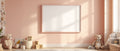 Kids Frame Mockup | Blank Template #028 | Blank Frame Template | High-Res JPG Instant Download | Commercial Use | bulkmockup | MockupBulk