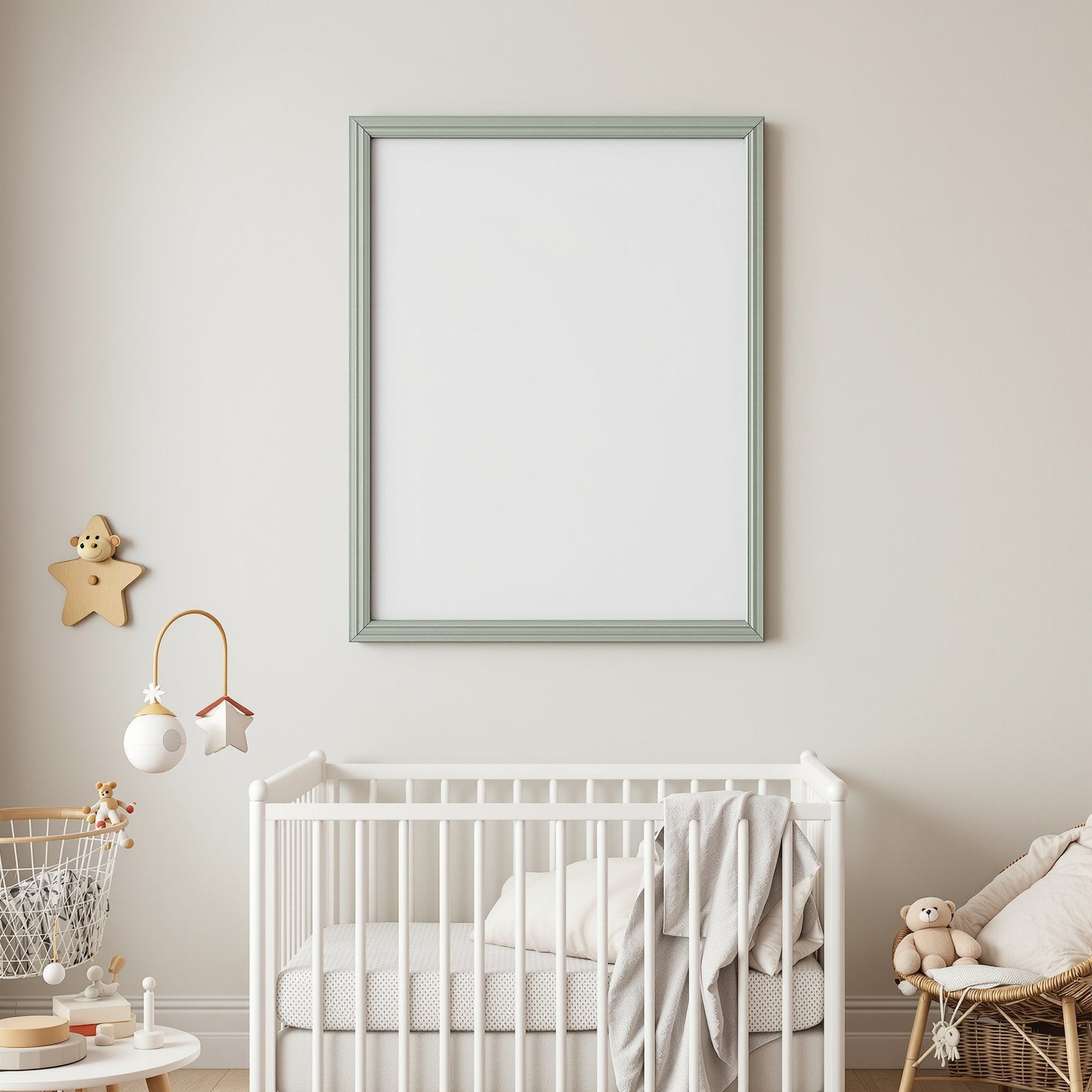 Kids Frame Mockup | Blank Template #032 | High-Resolution JPG | bulkmockup Template | For Etsy POD Print Sellers | MockupBulk