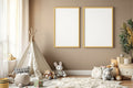 Kids Frame Mockup — Blank Template #035 — Empty Frame Mockup Template | JPG Digital Download | Commercial Licence | bulkmockup Shop
