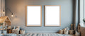 Kids Frame Mockup | Blank Template #053 — Empty Frame Template | bulkmockup High-Res JPG | Commercial Use Included | MockupBulk