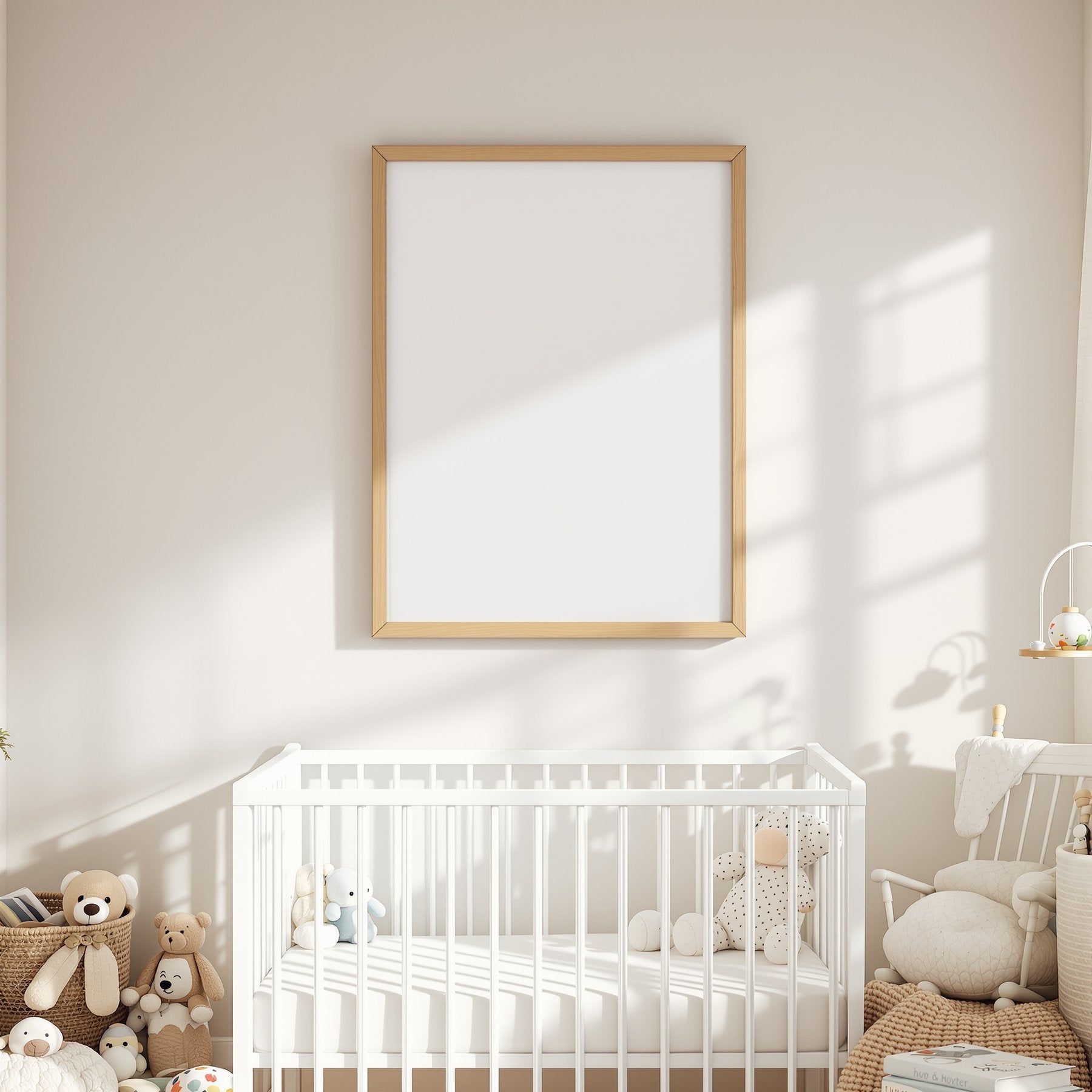 Kids Frame Mockup — Blank Template #056 — Empty Frame Template | bulkmockup High-Res JPG | Commercial Use Included | MockupBulk