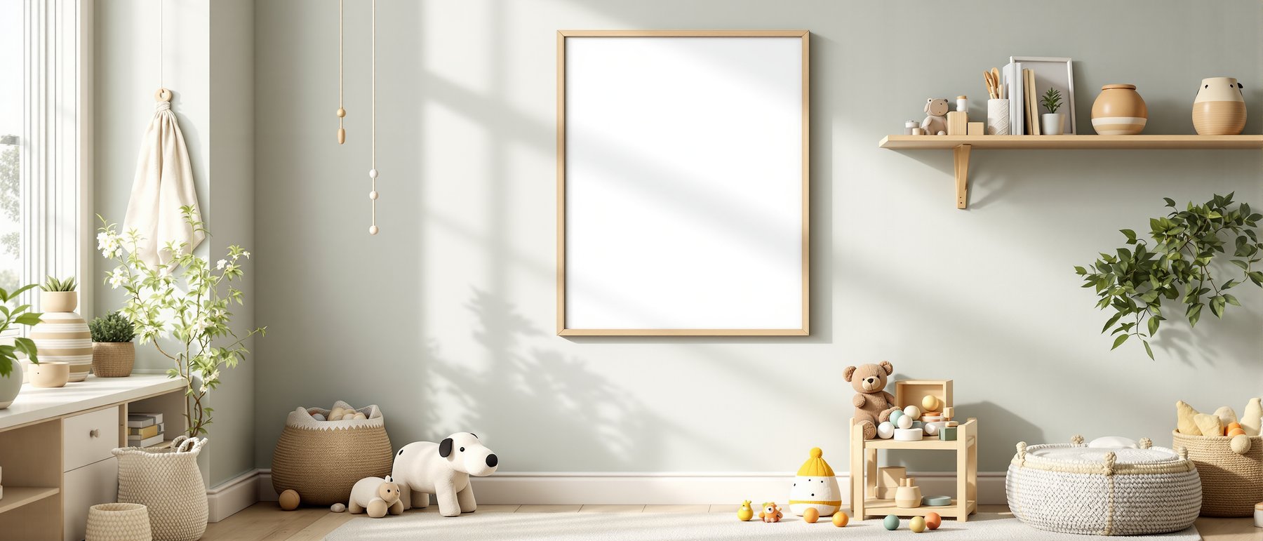 Kids Frame Mockup | Blank Template #057 — Print-on-Demand Frame Mockup | bulkmockup JPG | Commercial Licence | MockupBulk