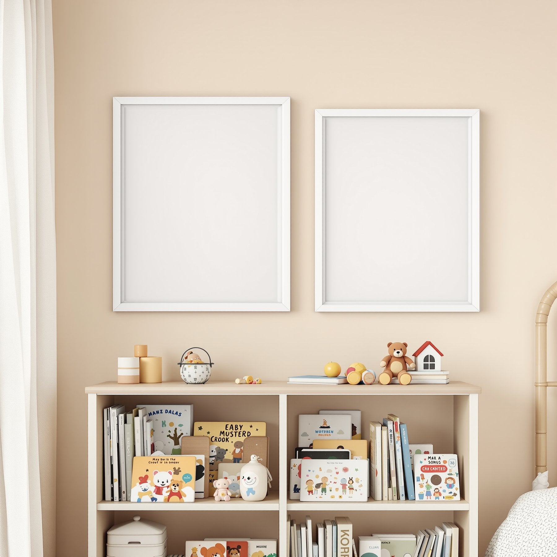 Kids Frame Mockup — Blank Template #060 — Blank Frame Mockup JPG | Commercial Licence | bulkmockup Download | MockupBulk