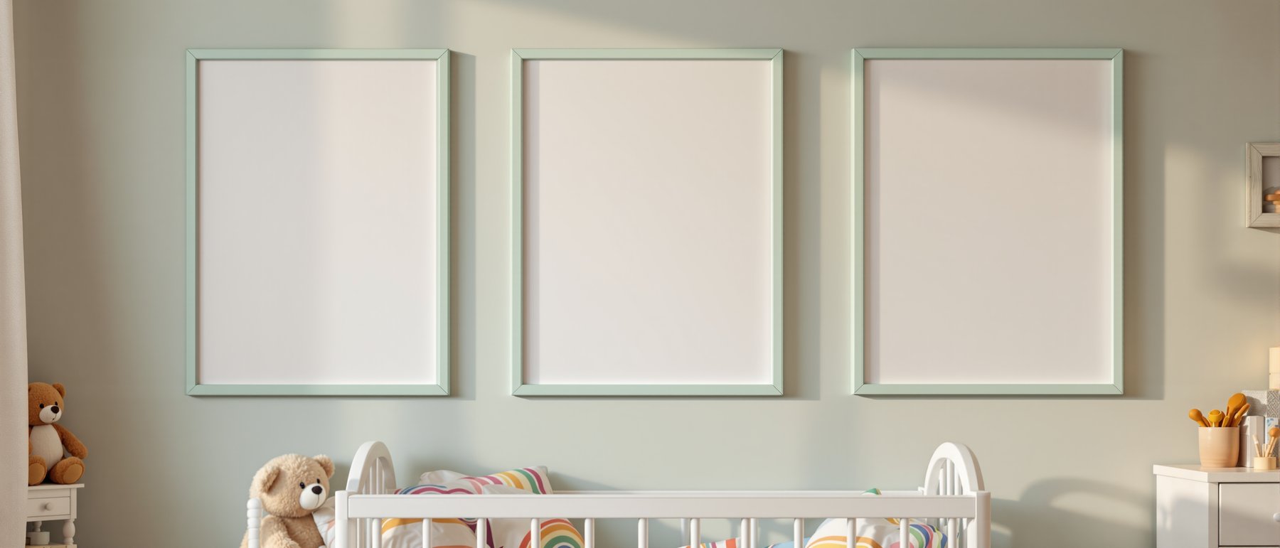 Kids Frame Mockup | Blank Template #071 | Frame Mockup JPG Download | bulkmockup Template | Commercial Licence | MockupBulk