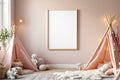 Kids Frame Mockup, Blank Template #073 | bulkmockup Digital Download | Blank Frame JPG | Commercial Licence Included | MockupBulk