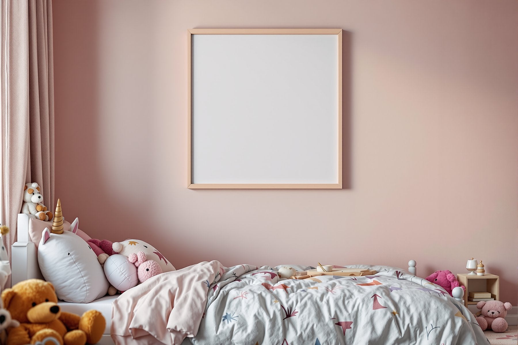 Kids Frame Mockup | Blank Template #086 — High-Resolution JPG | bulkmockup Template | For Etsy POD Print Sellers | MockupBulk