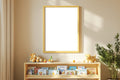 Kids Frame Mockup — Blank Template #088 — Empty Frame Template | bulkmockup High-Res JPG | Commercial Use Included | MockupBulk