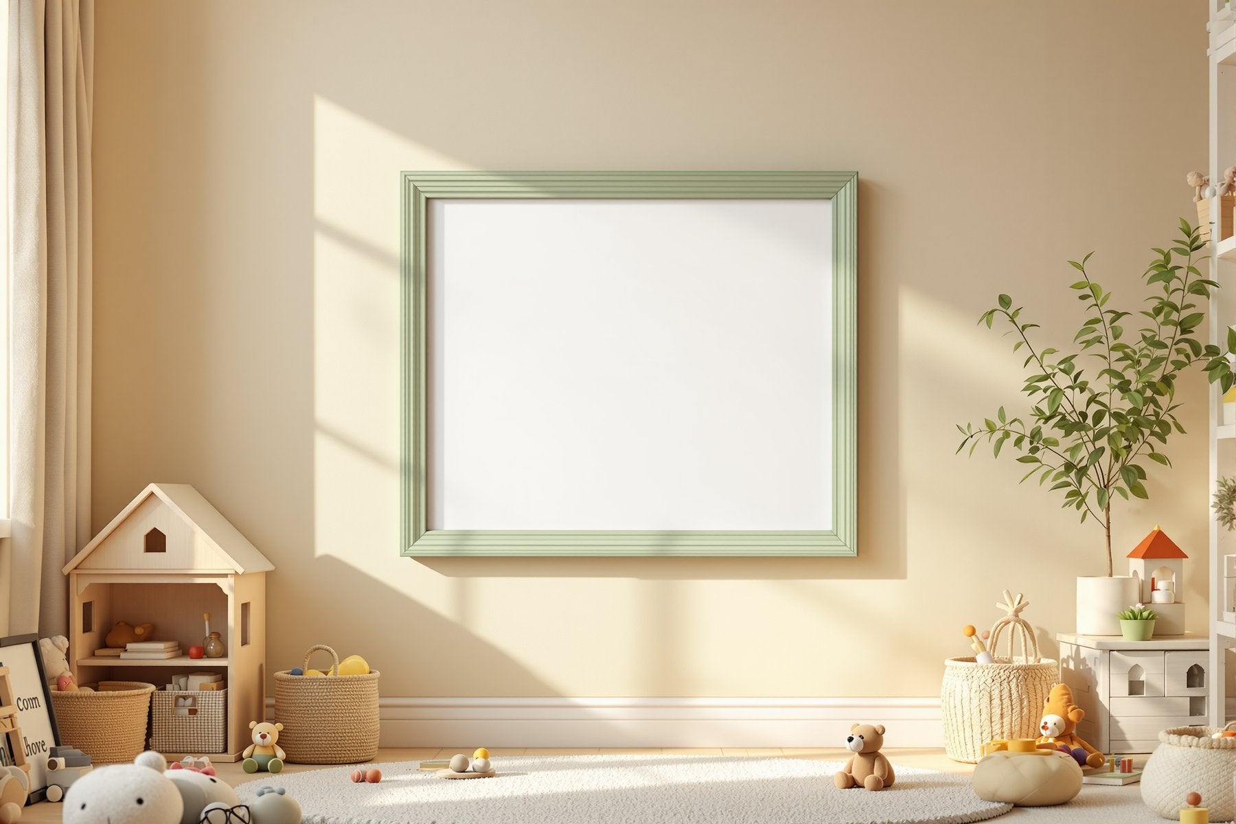 Kids Frame Mockup | Blank Template #096 — Instant bulkmockup Download | Blank Frame JPG Template | Commercial Use | MockupBulk