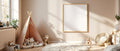 Kids Frame Mockup | Blank Template #100 — bulkmockup Frame Template | Instant Download JPG | Commercial Use | MockupBulk