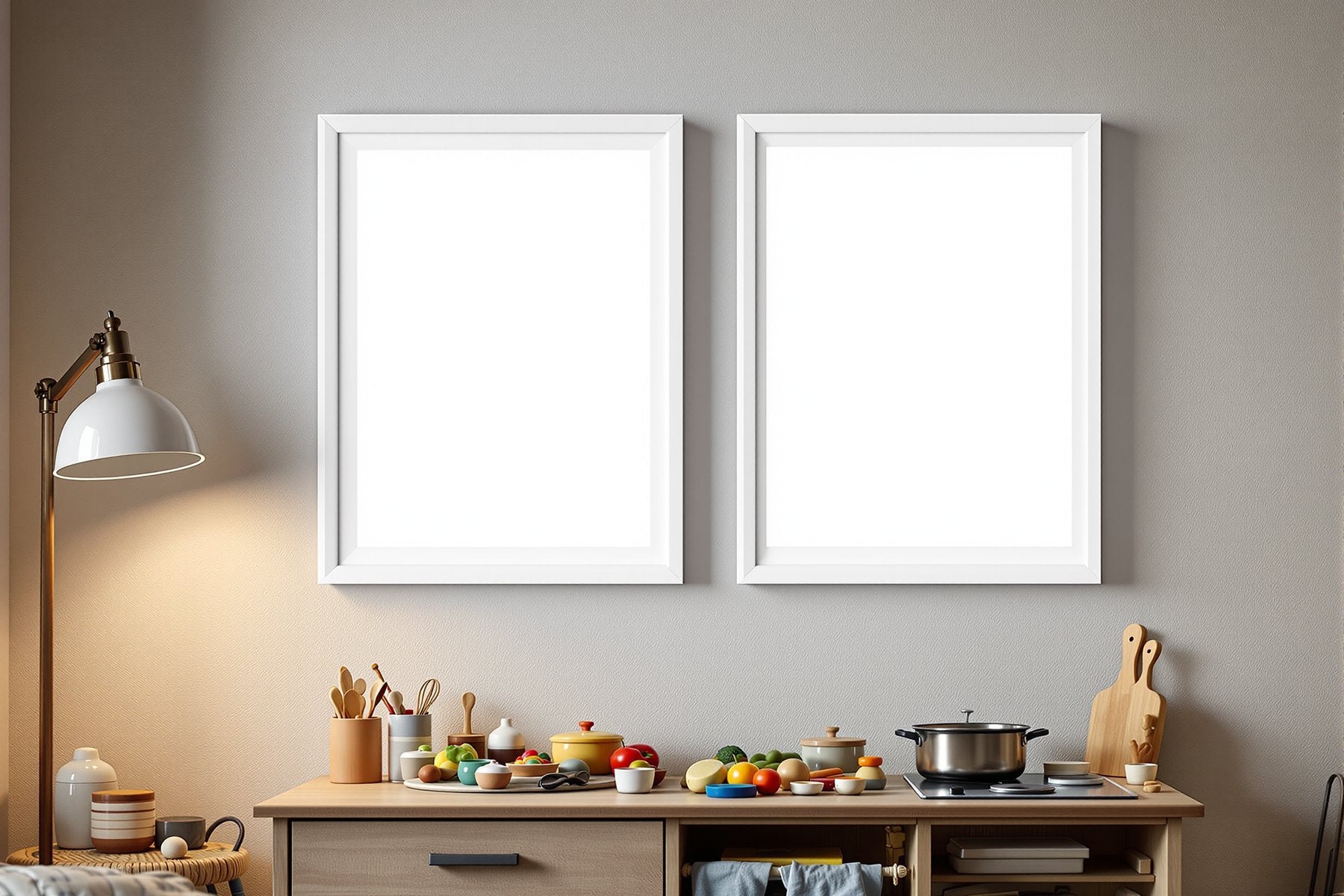 Kids Frame Mockup, Blank Template #106 | Blank Frame Template | High-Res JPG Instant Download | Commercial Use | bulkmockup | MockupBulk