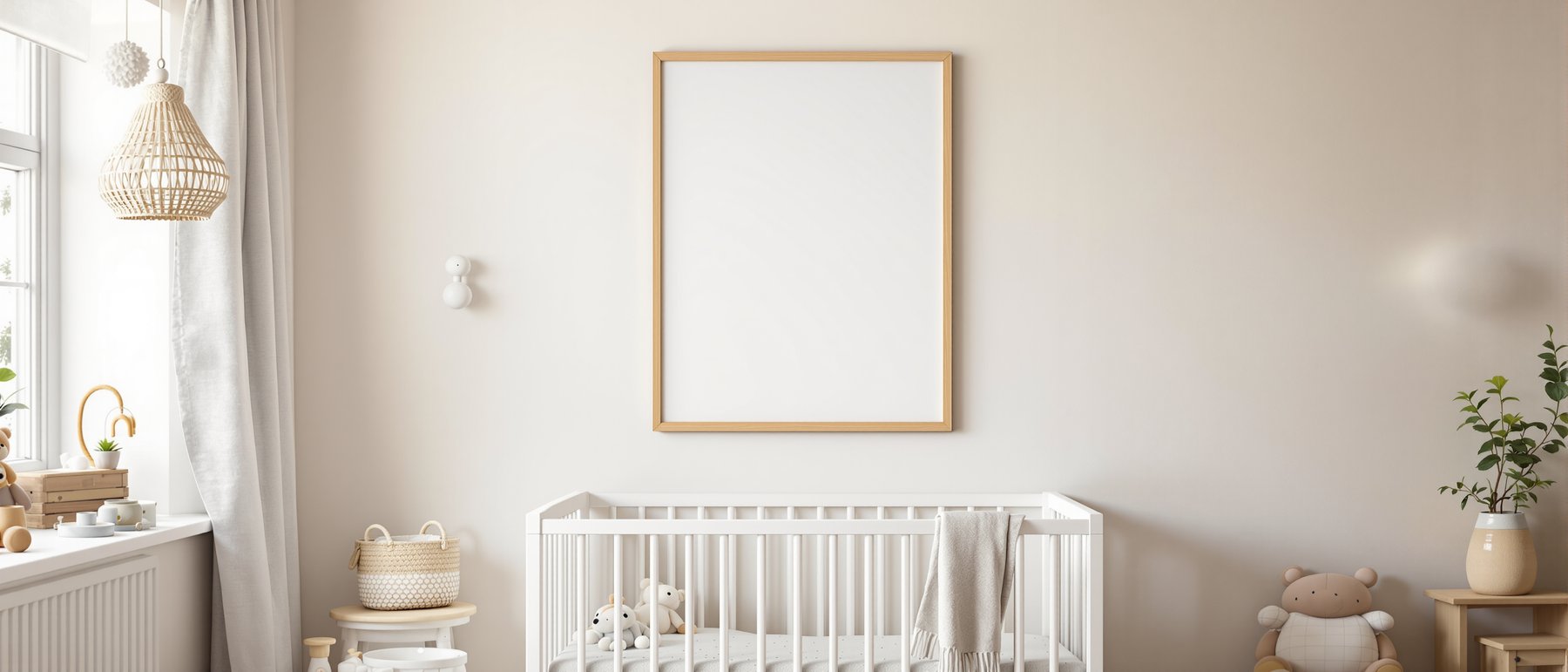 Kids Frame Mockup — Blank Template #111 — Instant bulkmockup Download | Blank Frame JPG Template | Commercial Use | MockupBulk
