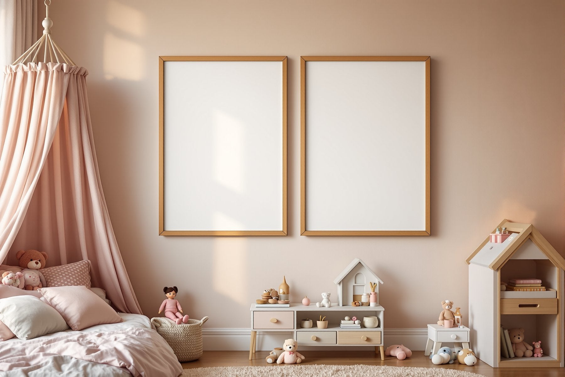 Kids Frame Mockup | Blank Template #115 — bulkmockup Frame Template | Instant Download JPG | Commercial Use | MockupBulk